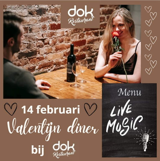 Terug blik Valentijn 2025 bij Dok Restaurant en Wijnbar Zwijndrecht