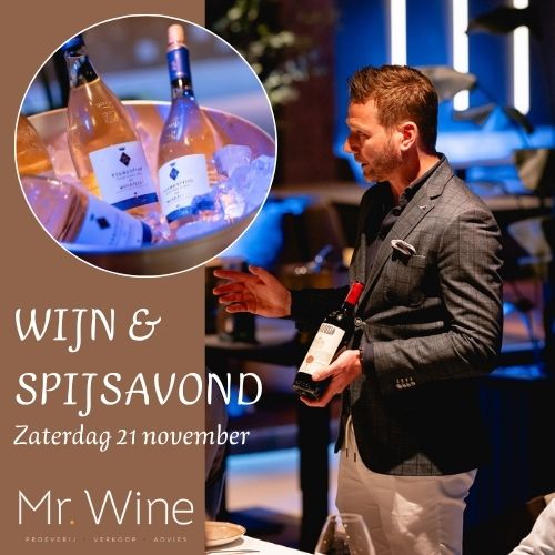 WIJN & SPIJSAVOND met Joy Alleblas – Zaterdag 21 november